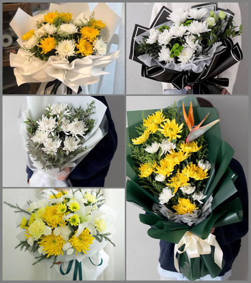 河南南阳邓州市张村镇上营村白事花束代送